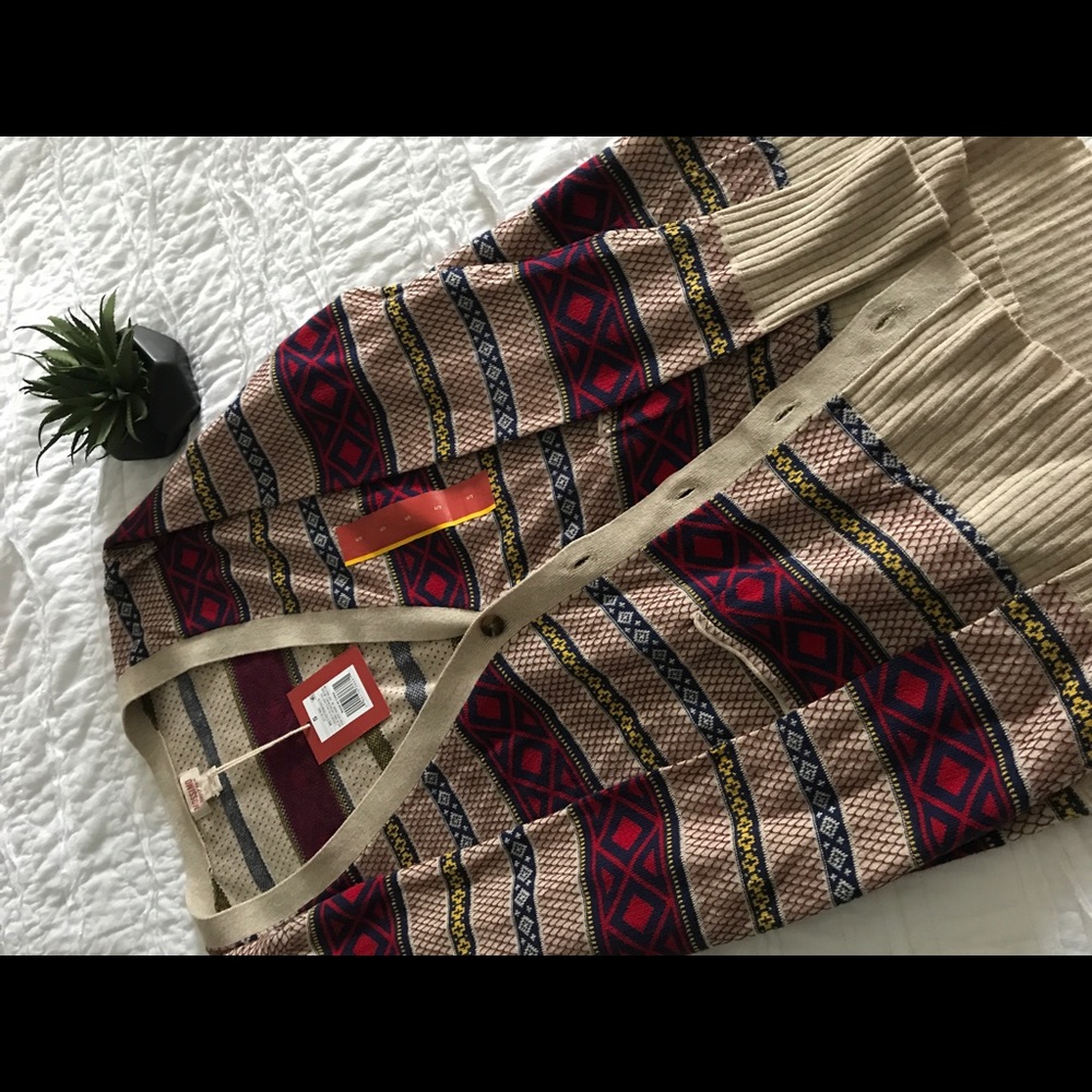 Never worn button up sweater